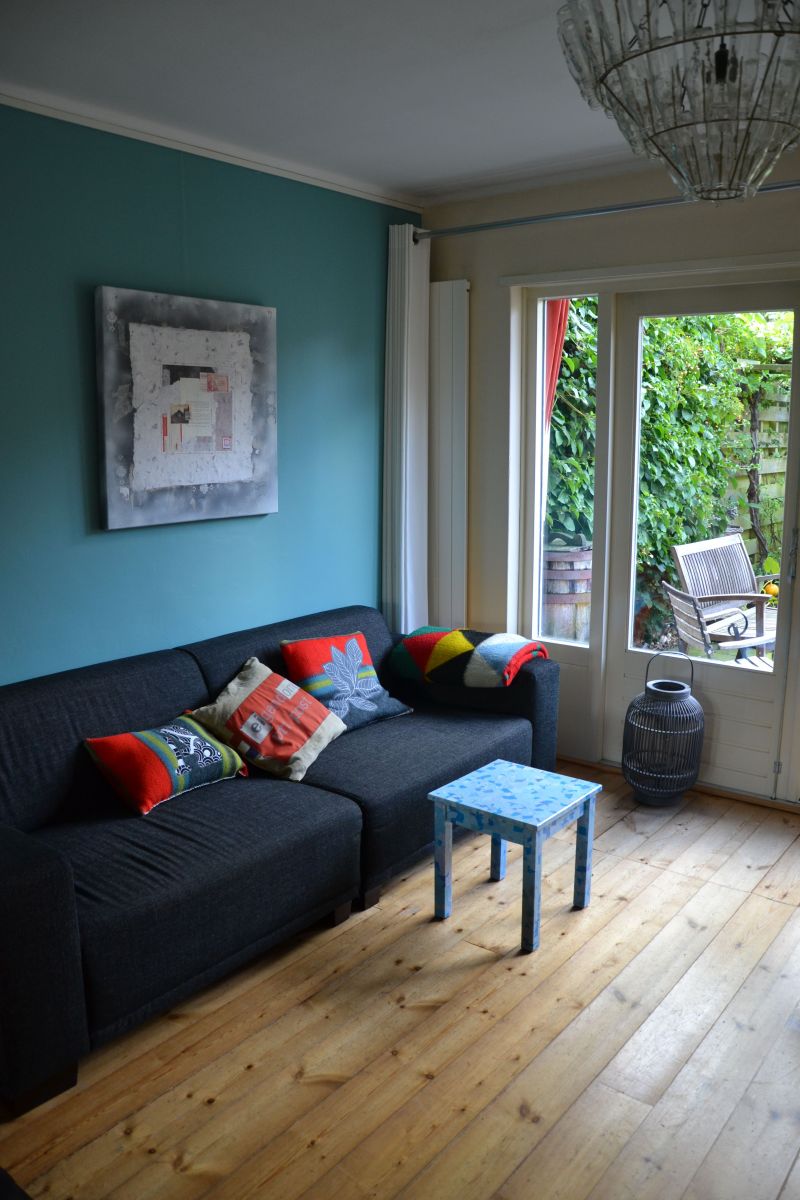 Ocean Blue op de muur